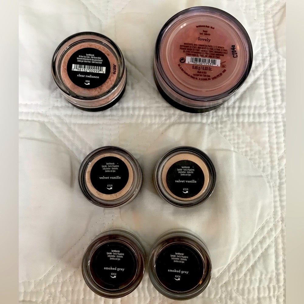 bareMinerals Eye Shadows (loose powder shadows) LOT (recent edit)